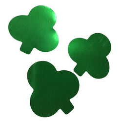 Shamrock Confetti: Bright Green Metallic, 1 Pound Bulk