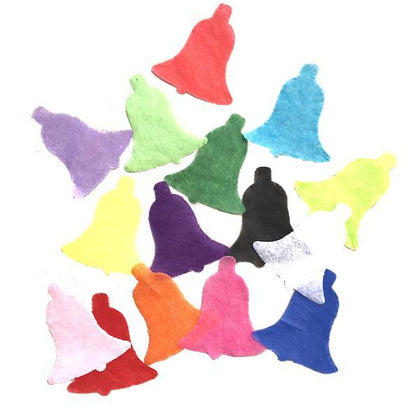 Tissue Confetti Bells, in 1 Pound Bulk