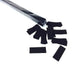 Confetti: Charcoal Black Tissue Fluttering Rectangles, in Launch Sleeves