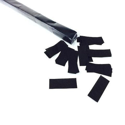 Confetti: Charcoal Black Tissue Fluttering Rectangles, in Launch Sleeves