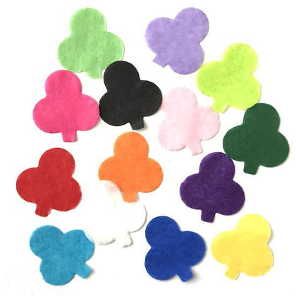 Tissue Confetti Spades, Clubs, Hearts in 1 Pound Bulk