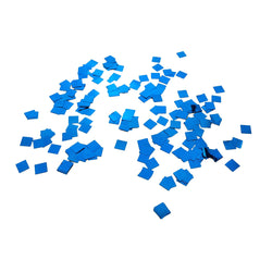 MiniFetti: Metallic Blue 1/4" Squares, 1 Pound Bulk