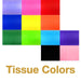 Confetti: Custom-Color Tissue Fluttering Rectangles, in Launch Sleeves - 6 & 12 Packs