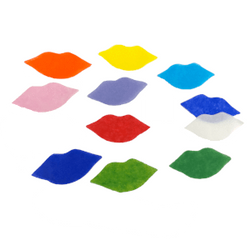 Confetti Kisses: Bright, Biodegradable Tissue, 1 Pound Bulk