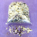 MiniFetti: Flashy Silver, White & Gold Squares, 1 Pound Bulk