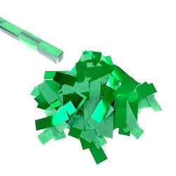 Green Confetti: Flashy Metallic-Tissue Rectangles, in Launch Sleeves