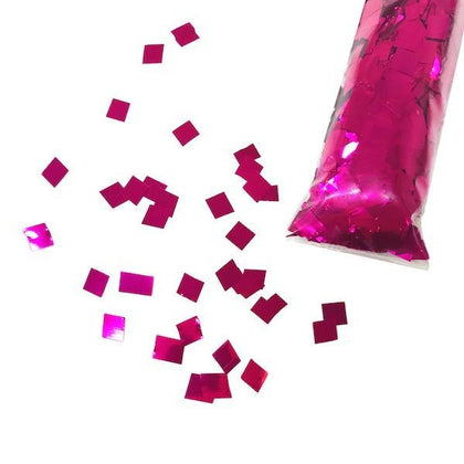 MiniFetti: Brilliant Metallic Squares in Launch Sleeves - 12 Pack