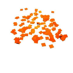 MiniFetti: Metallic Orange 1/4" Squares, 1 Pound Bulk