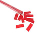 Confetti: Cherry Red Tissue Fluttering Rectangles, in Launch Sleeves