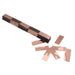 Metallic Confetti: Rose Gold Fluttering Rectangles, in Launch Sleeves