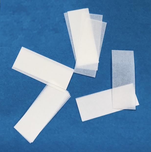 Dissolving Confetti: Satin White Slowfall Rectangles. USA Factory Bulk –  Times Square Confetti