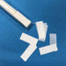 Dissolving Confetti: Satin White Fluttering Rectangles, in Launch Sleeves