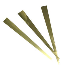 Triangle Confetti Twizzles: 3.5" Gold Metallic in 1 Pound Bulk