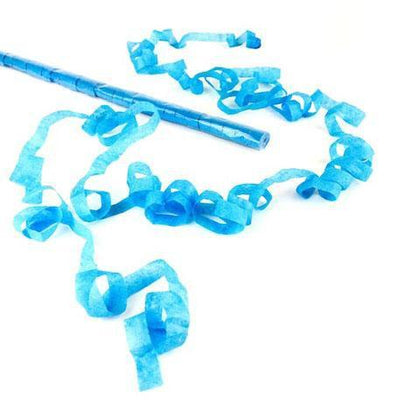 Kabuki Confetti Streamers - Turquoise Blue Tissue Speedloaders