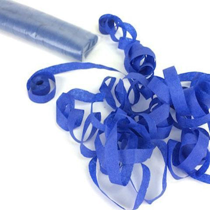 Fireworks Confetti Streamers: Royal Blue Skinny Twins