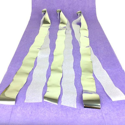 Confetti Streamers: Stadium-Length Flashy Metallic-Tissue Double Roll