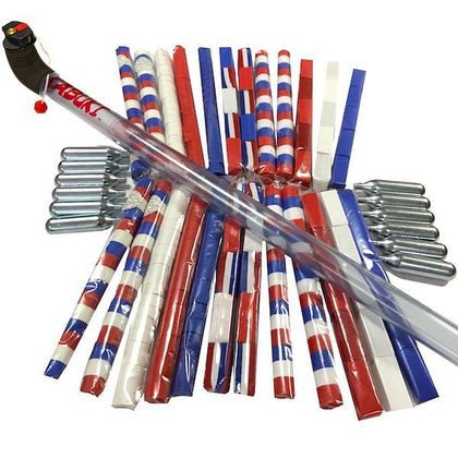 Parade Confetti and Streamer 12-Launch Starter Kit: Red, White, Blue