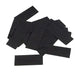 Black Confetti: Biodegradable Fluttering Rectangles, 1 Pound Bulk