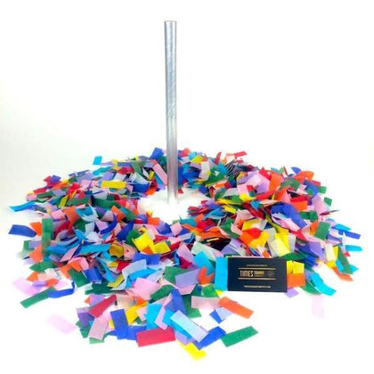 Confetti Flick Sticks: Multicolor Tissue Flutter - Bulk Discount Bundles