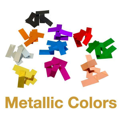 Custom-Color Confetti: Flashy Metallic-Tissue, Sleeved - Discount Packs