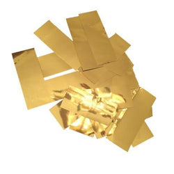 Metallic Confetti: Bright Gold Fluttering Rectangles, 1 Pound Bulk