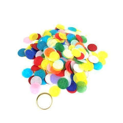 Confetti Circles: 0.5" Round Fluttering Tissue, 1 Pound Bulk