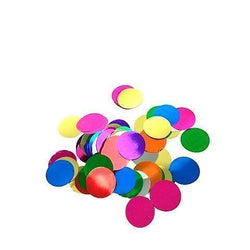 Confetti Circles: 1.5" Round Glossy Metallic, 1 Pound Bulk