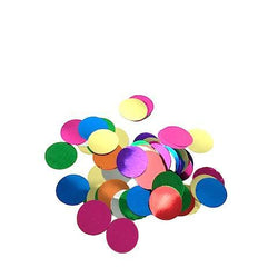 Confetti Circles: 2" Round Glossy Metallic, 1 Pound Bulk