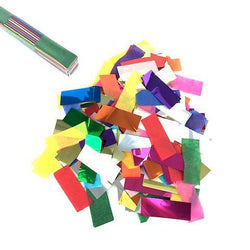 Rainbow Confetti: Flashy Metallic-Tissue Mix in Launch Sleeves