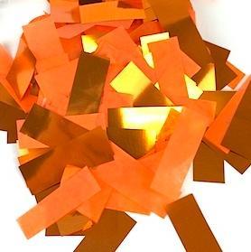 Orange Tissue Paper Miniature Confetti - Squares (1lb)