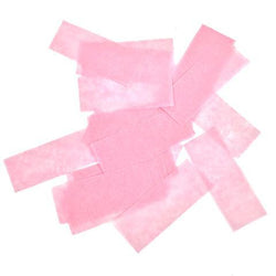 Pink Confetti: Biodegradable Fluttering Rectangles, 1 Pound Bulk