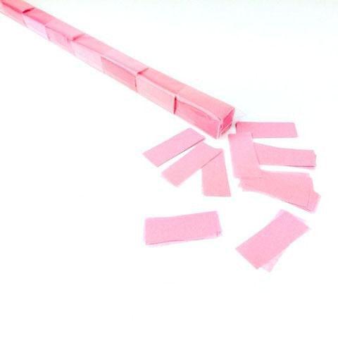 Handthrow Streamers: White with Pink or Blue Breakaways - 6 Pack