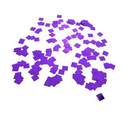MiniFetti: Metallic Purple 1/4" Squares, 1 Pound Bulk