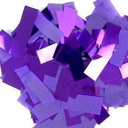 Purple Confetti: Flashy Metallic-Tissue Mix, 1 Pound Bulk