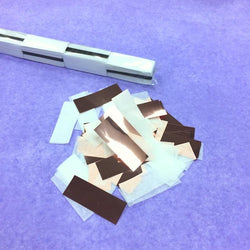 Rose Gold & White Confetti: Flashy Metallic-Tissue Mix in Launch Sleeves