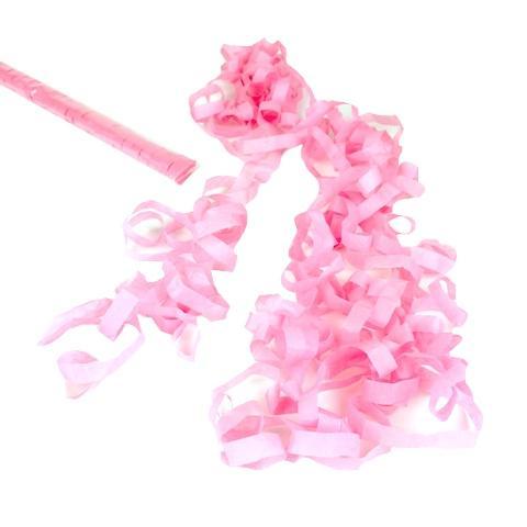 Hand-throw Confetti Streamers: White with Pink/Blue Breakaways. USA – Times  Square Confetti