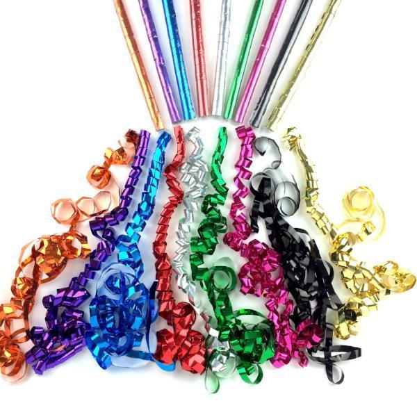 Confetti Streamers - Bright Multicolor Metallic