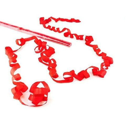 Confetti Streamers: Rich Red Biodegradable Speedloaders. USA